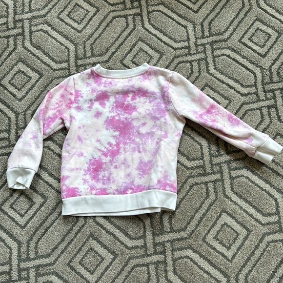 Cat and Jack pink tie dye sweatshirt size XS (4/5) - Picture 3 of 3